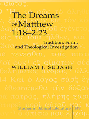 cover image of The Dreams of Matthew 1